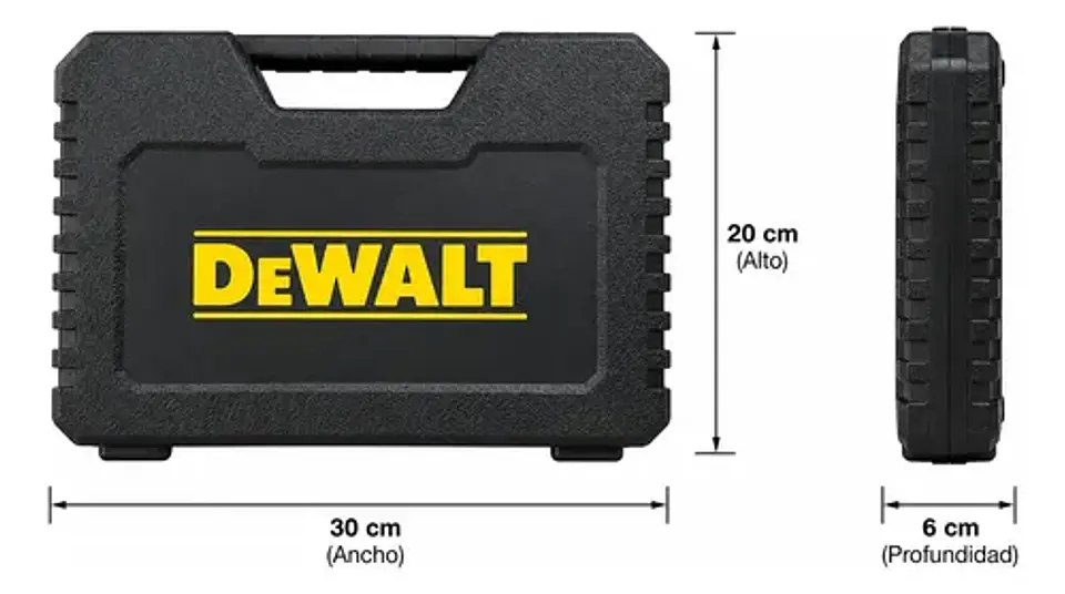 Set Dewalt 100 Piezas Para Taladrar Y Atornillar Dt71563-qz 3