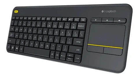 Teclado Inalámbrico K400 Plus Logitech color Negro Idioma Español