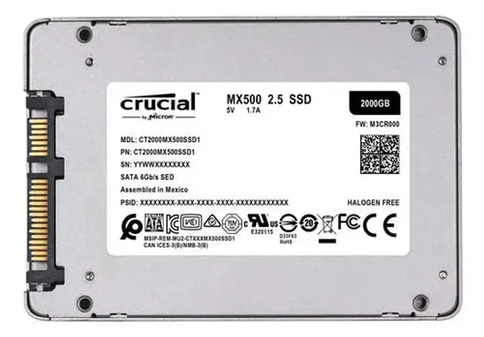 Crucial Disco Ssd 2tb Mx500 2.5 Ct2000mx500ssd1 Oem 2