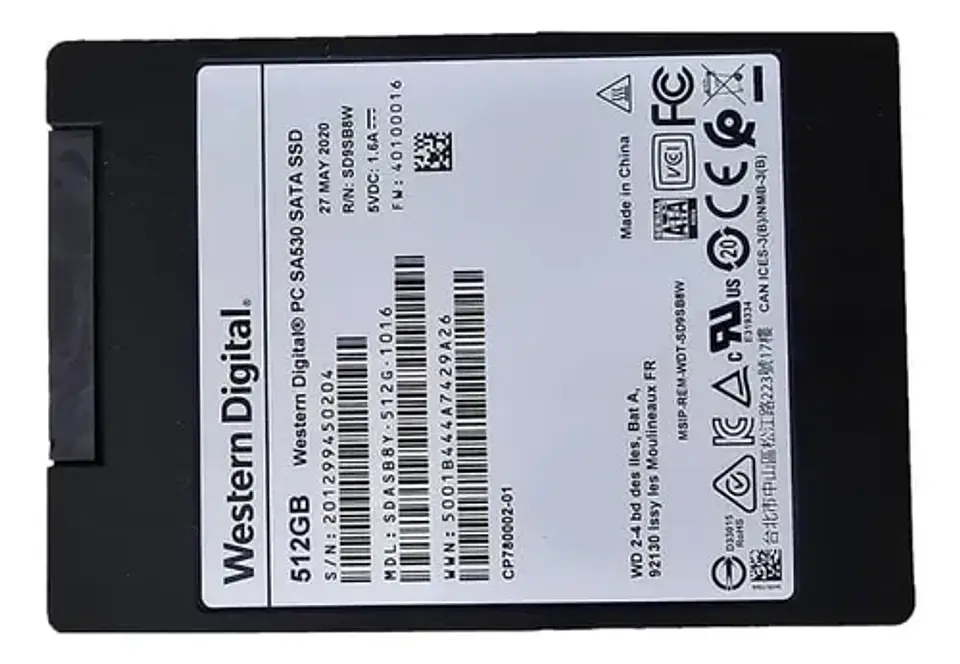 Ssd Western Digital Pc Sa530 512gb 2.5  Sata Iii 6gb/s Reaco 4