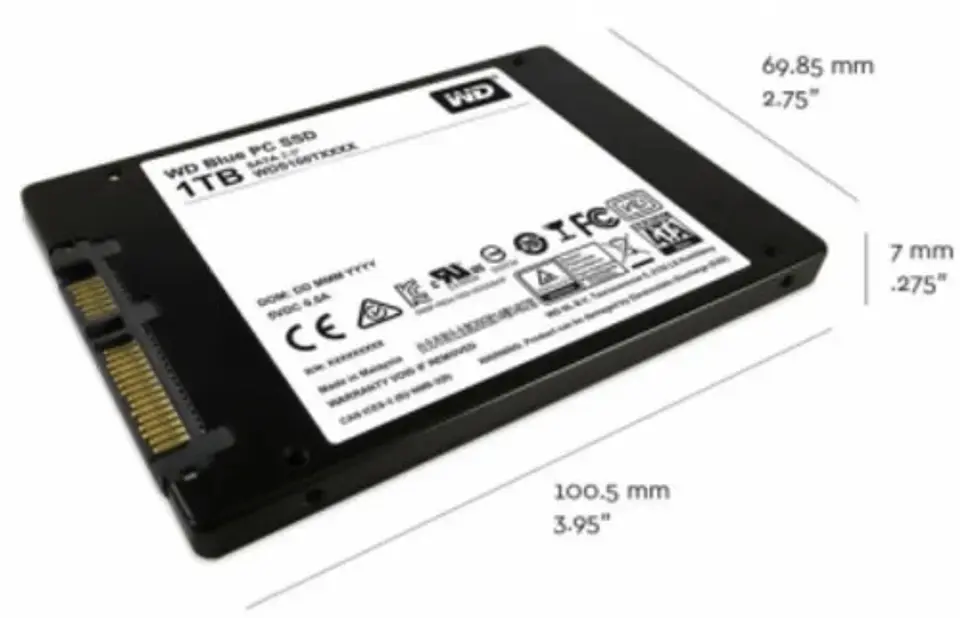 Western Digital WD Blue WDS500G2B0A 500 GB 9
