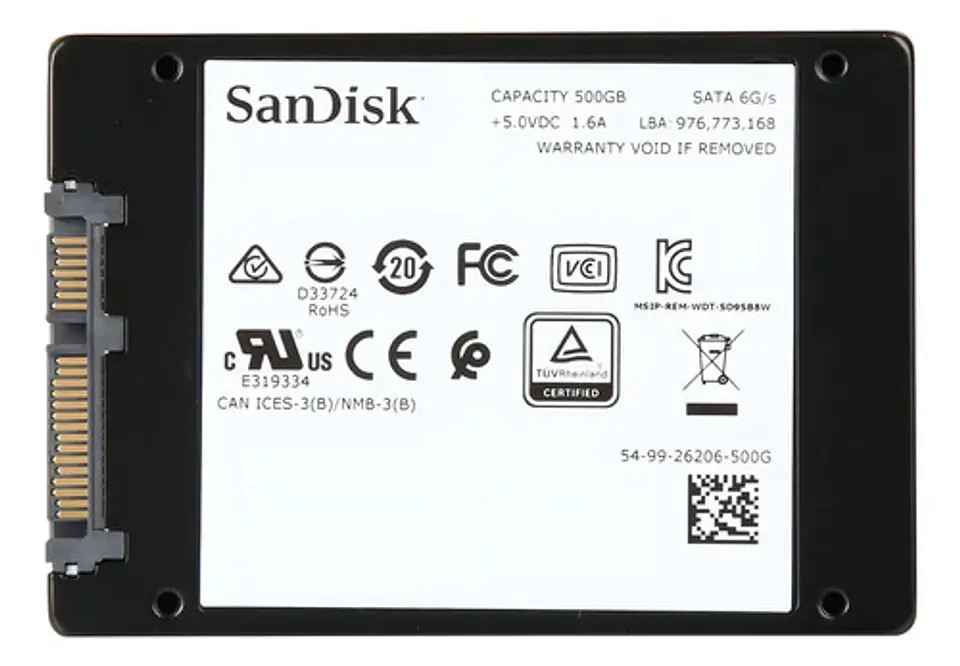 SanDisk Ultra 3D SDSSDH3-500G-G25 500 GB 6