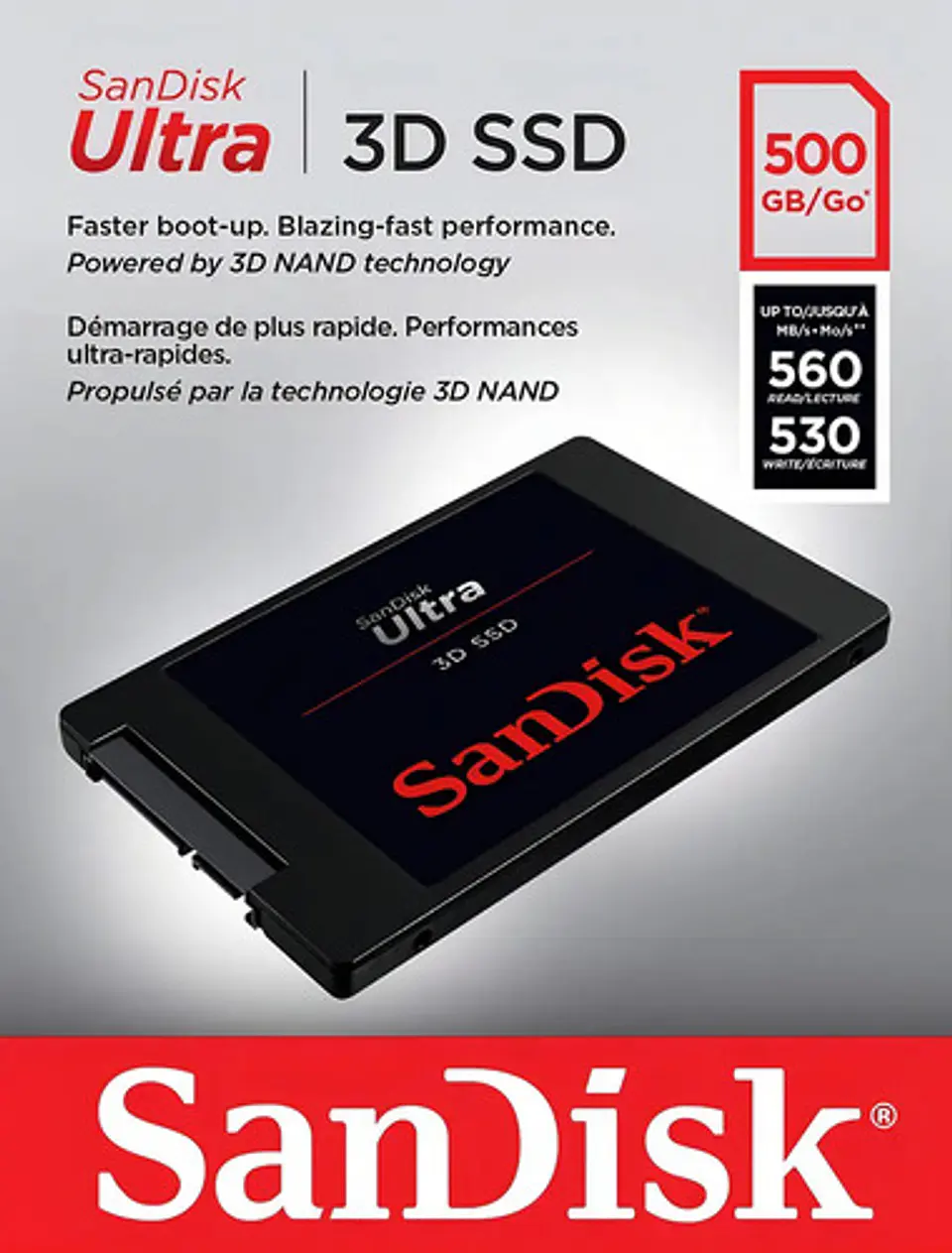 SanDisk Ultra 3D SDSSDH3-500G-G25 500 GB 7