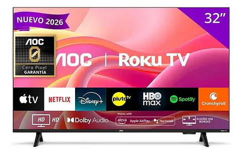 Smart Tv Aoc 32  Hd Led Roku Tv Wifi 32s5155