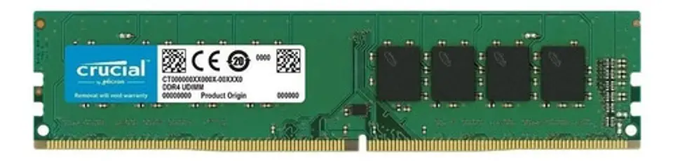 Memoria Ram Crucial 8gb Ddr4 2666mhz Udimm Pc4-21300 Oem 3