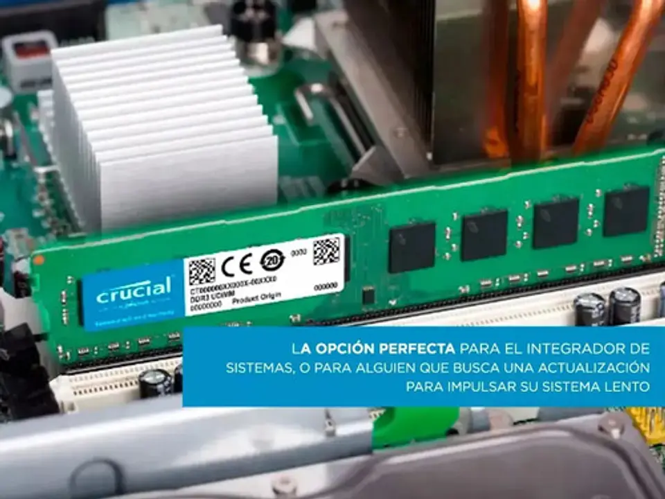Memoria Ram Crucial 8gb Ddr4 2666mhz Udimm Pc4-21300 Oem 9