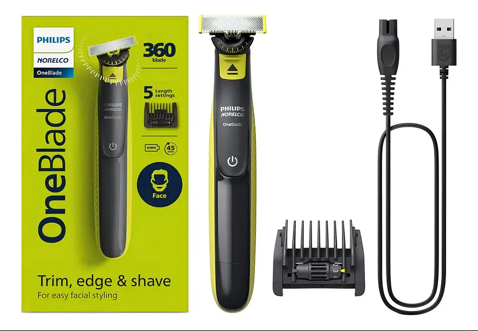 Afeitadora  Eléctrica Philips Norelco Oneblade 360 1