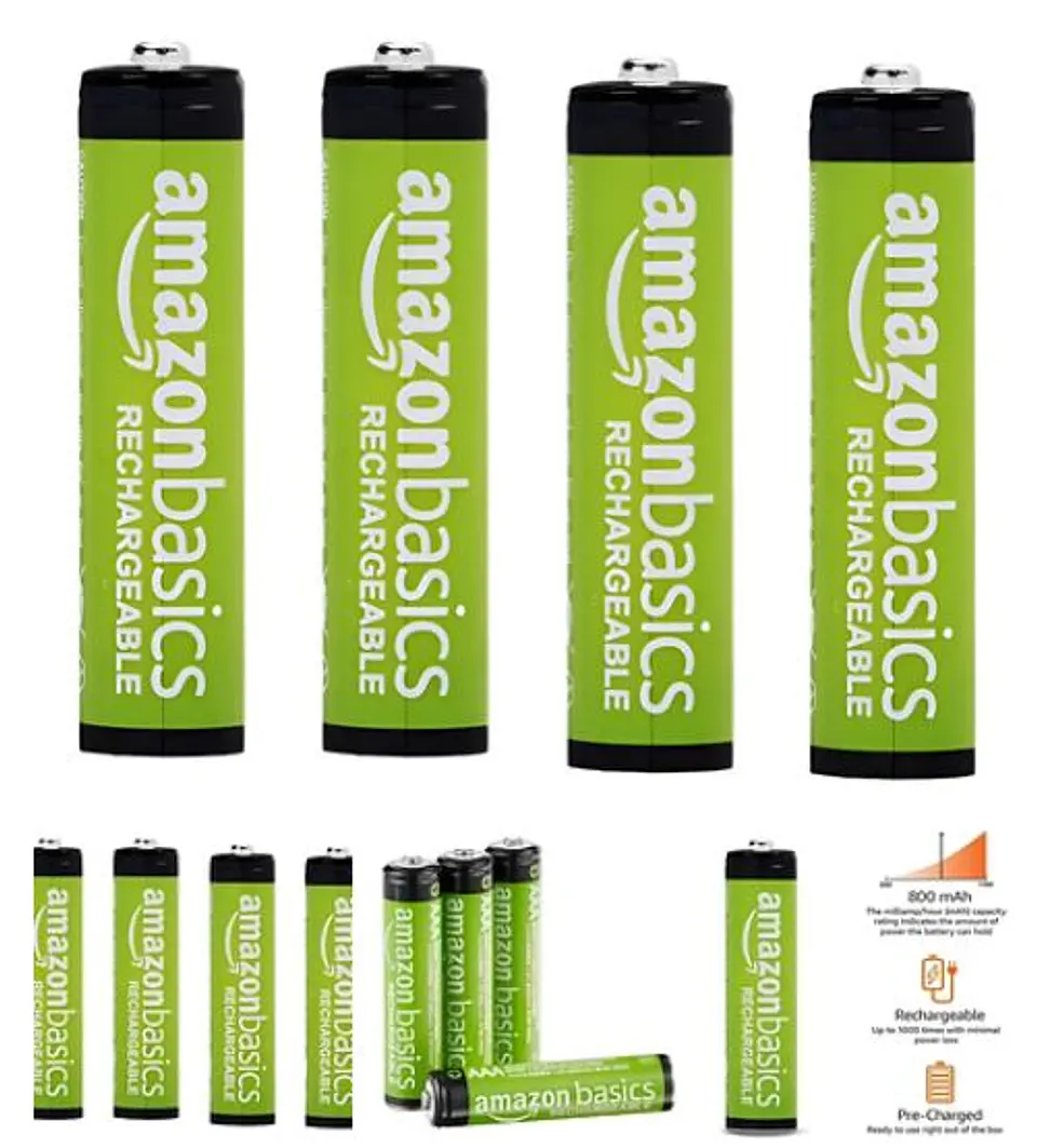 Pila Recargable Aaa Alkaline 800 Mah Precargadas Pack 4 Uni 1