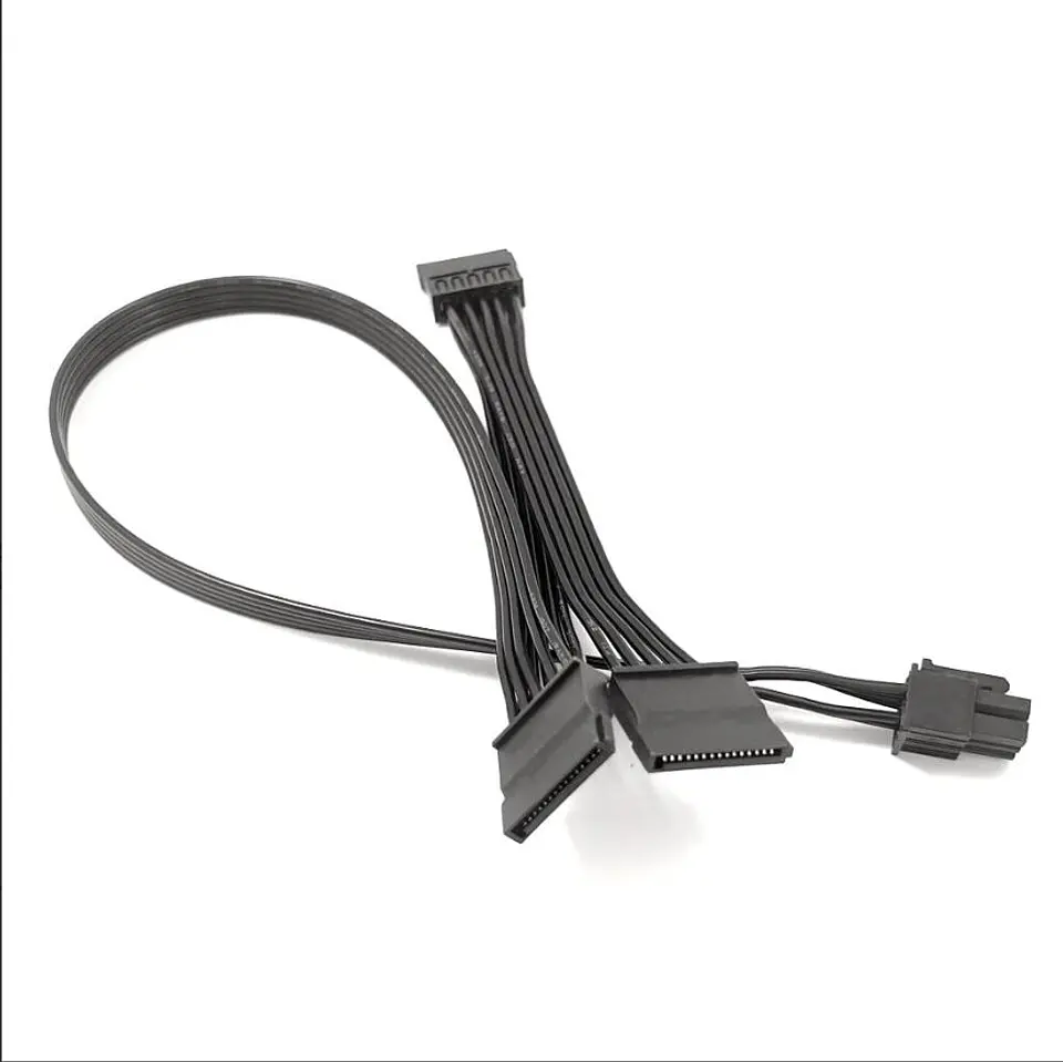 Cable Modular 6-pin A 3x Sata/pci-e 73 Cm Ssd, Hdd 1