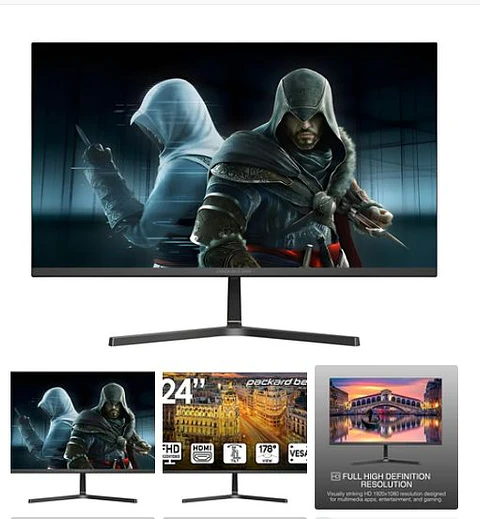Monitor Packard Bell 24  1920 X 1080 Hdmi/vga, Bisel Delgado