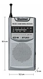 Radio De Emergencia Portátil Steimer St-203 Am/fm Pilas Aaa - Miniatura 3