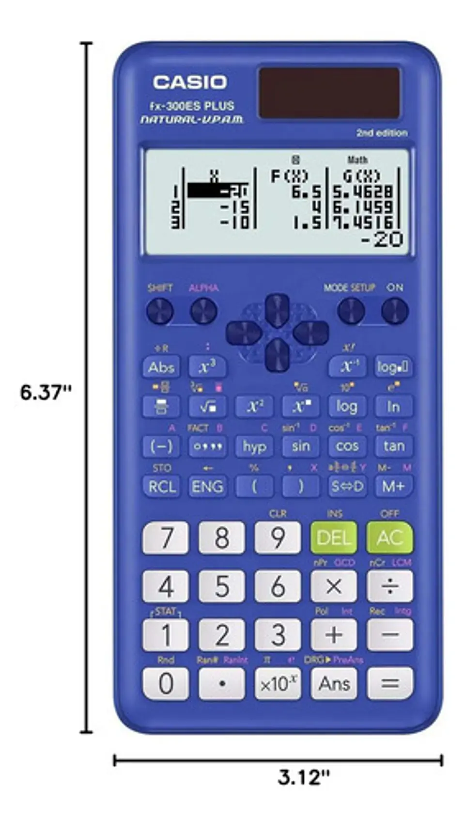 Calculadora Científica Casio Fx-300es Plus 2 262 Funciones 2