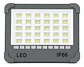 Pack 3 Foco Led Solar Emergencia Led Usb 1500w Ip66 5 Modos Gris Oscuro - Miniatura 2