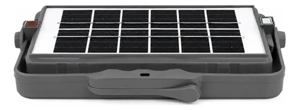 Pack 3 Foco Led Solar Emergencia Led Usb 1500w Ip66 5 Modos Gris Oscuro 5