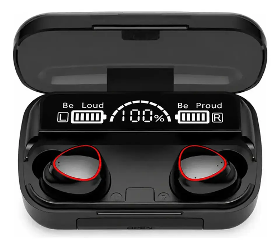Audífonos Bluetooth 5.1 Newest Power Bank 2000mah 1