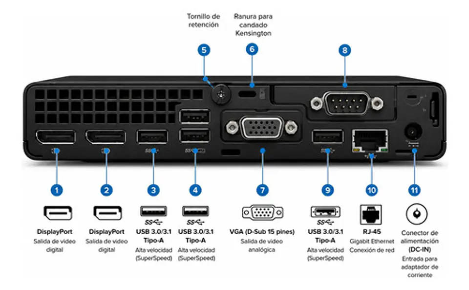 Mini Pc Hp Prodesk 600 G6 I5-10500t 8gb 256gb Ssd Win 11 Pro 4
