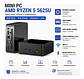 Mini Pc Amd Ryzen 5 5625u 8gb 256gb Ssd Wifi 6 4k - Miniatura 3