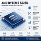 Mini Pc Amd Ryzen 5 5625u 8gb 256gb Ssd Wifi 6 4k - Miniatura 4