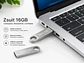 Pendrive Metalico 16gb Zsuit 16gb Usb 3.0 - Miniatura 4