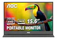 Monitor Aoc Con Pantalla De 15.6  60hz Y Resolución Full Hd Negro - Miniatura 5