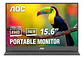 Monitor Aoc Con Pantalla De 15.6  60hz Y Resolución Full Hd Negro - Miniatura 6