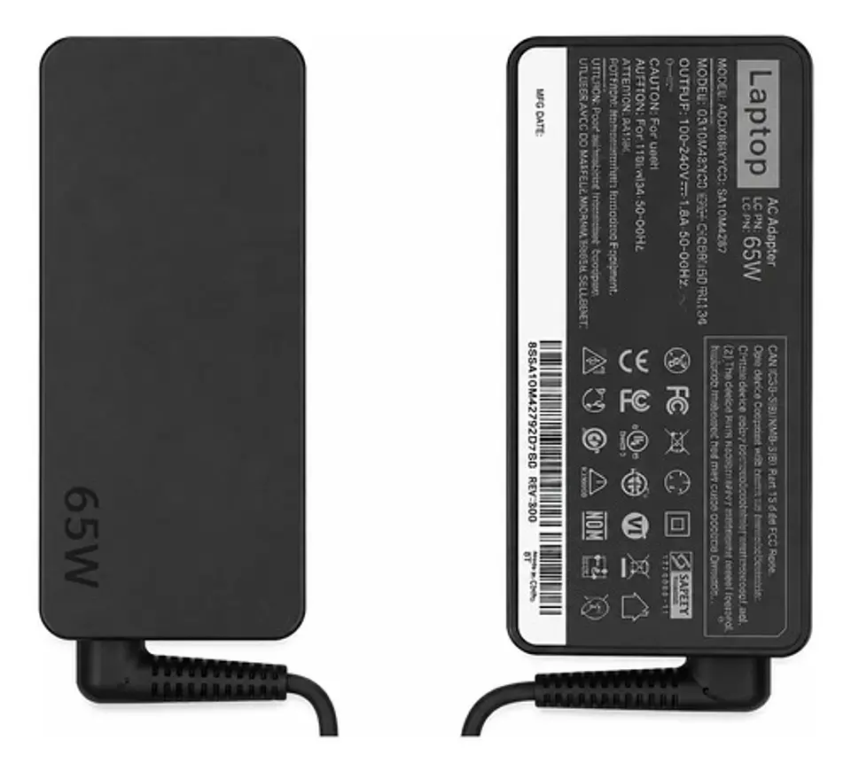 Cargador Notebook Usb-c 65w Para Lenovo Hp Dell Asus 3