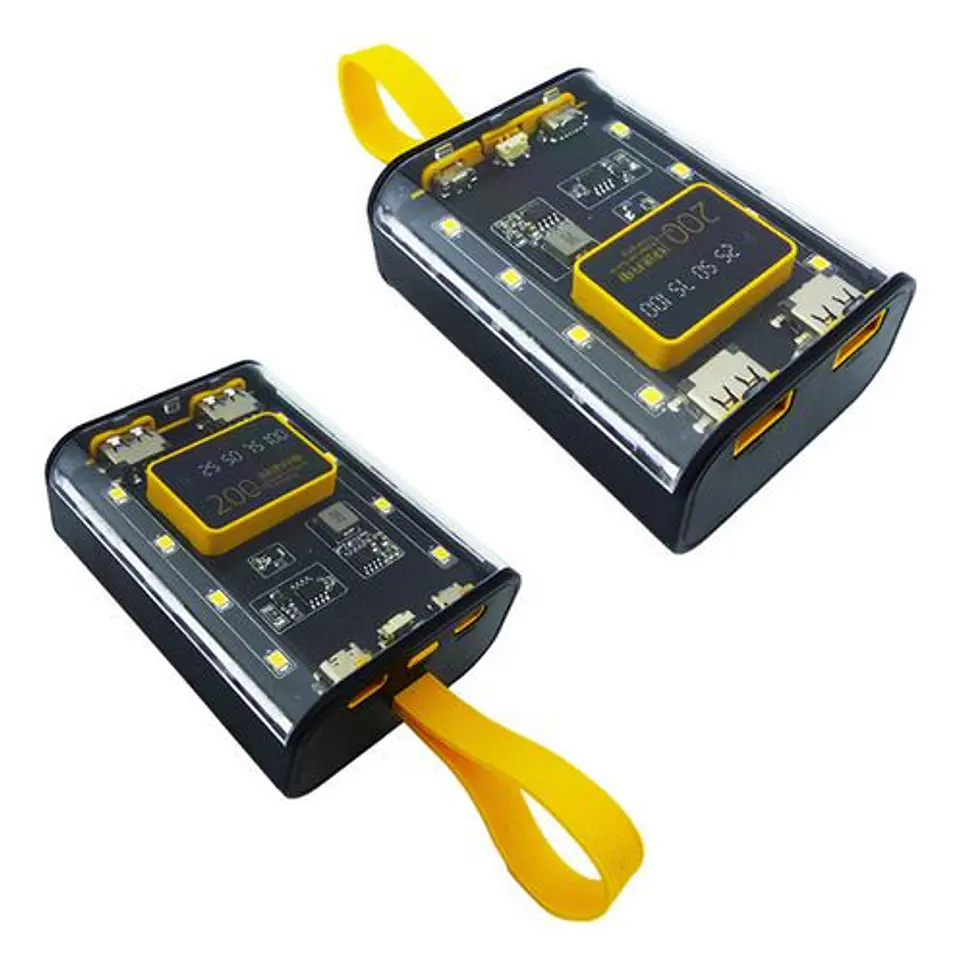 Power Bank 20000 Mah Indicador De Carga 2 Usb 1 Tipo C 2