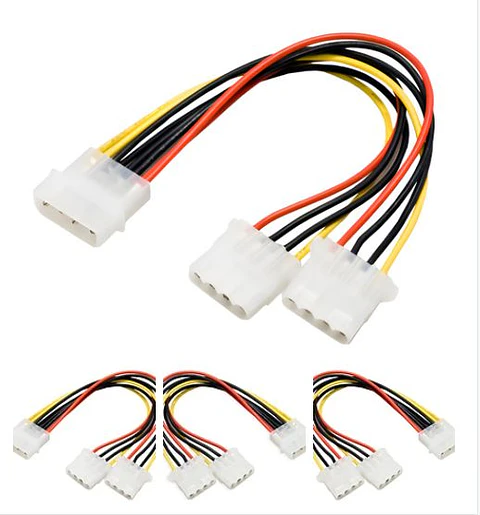 Cable Conector 1 Molex Macho A 2 Molex Hembra 20cm