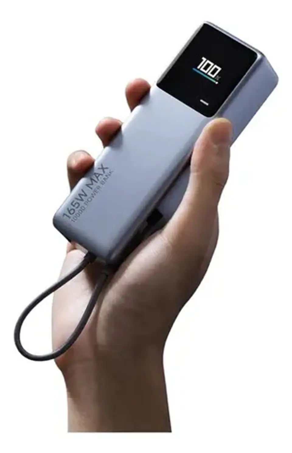 Xiaomi 165w Power Bank 10000mah Super Fast Charger Con Cable Compatiblecon Macbook Y Más Plateado 2