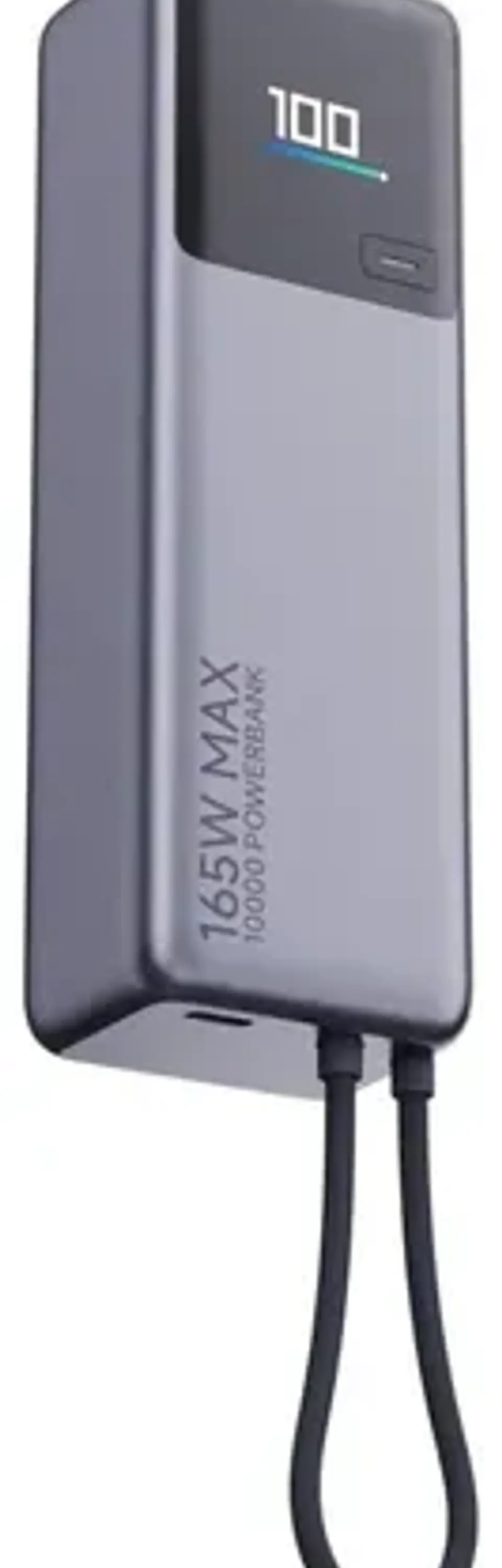 Xiaomi 165w Power Bank 10000mah Super Fast Charger Con Cable Compatiblecon Macbook Y Más Plateado 5