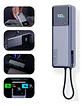 Xiaomi 165w Power Bank 10000mah Super Fast Charger Con Cable Compatiblecon Macbook Y Más Plateado - Miniatura 7