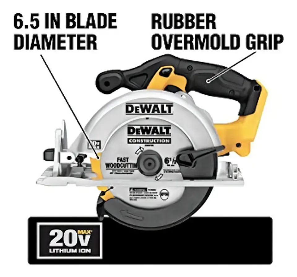 Sierra Circular Dewalt Dcs393 20v Max 6-1/2  Herramienta 2