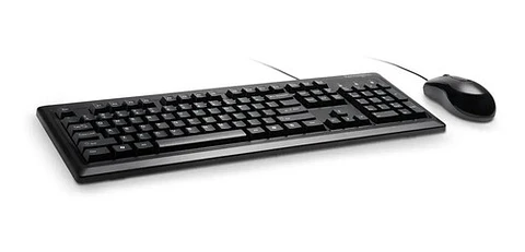 Combo Teclado/mouse Alámbrico For Life Color del teclado Negro