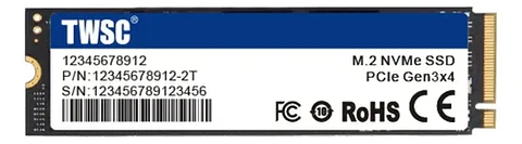Disco Solido Ssd Twsc Nvme M2 128gb Pcie 3.0 2280 Oem