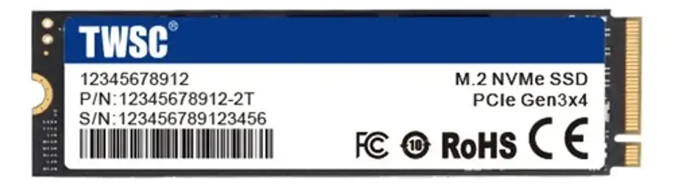 Disco Solido Ssd Twsc Nvme M2 128gb Pcie 3.0 2280 Oem 1