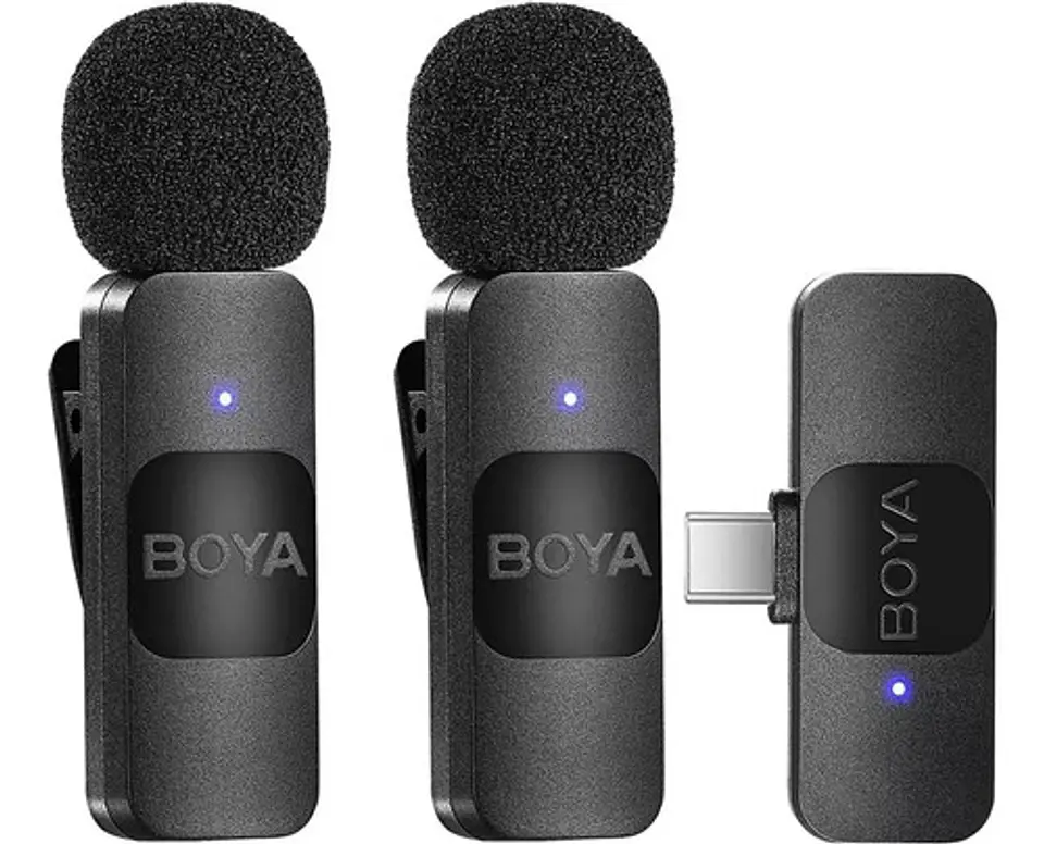 Micrófono Boya By-v20 Inalámbrico Usb-c Corbatero Color Black-30 1