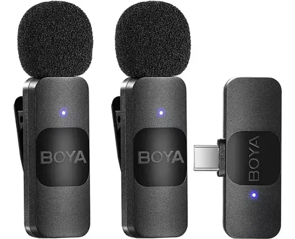 Sistema De Micrófono Inalámbrico Boya By-v20 2.0 (2,4 Ghz) 1