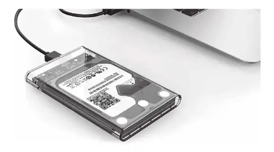 Cofre Transparente Disco Duro Externo Sata 3.0 Dblue 2