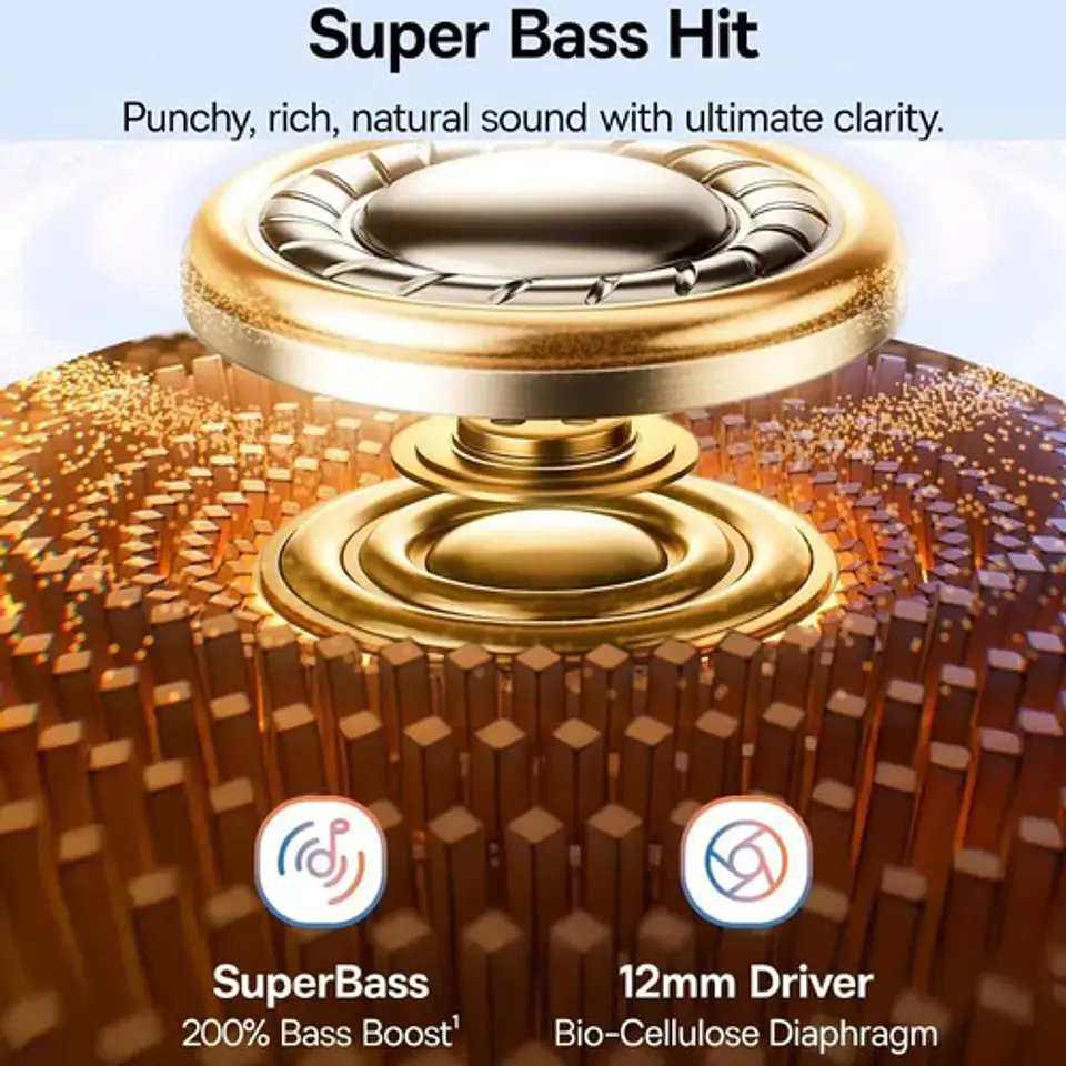 Audifonos Inalambricos Clip Baseus Bc1 , Bateria 38 Horas, 4 Negro 4
