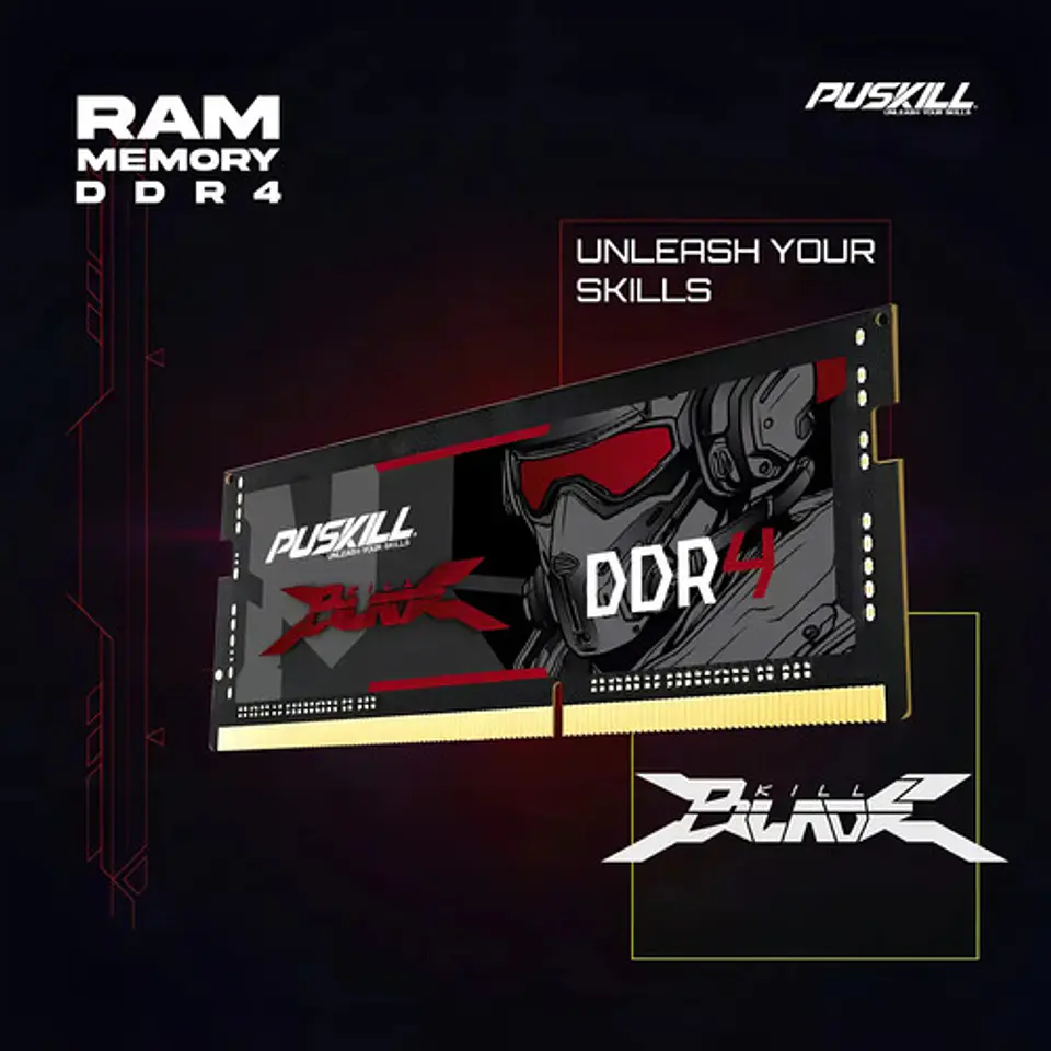 Memoria Ram Puskill Ddr4 16gb 3200mhz Pc4 25600s Para Nb 3