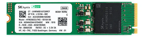Disco Ssd Sk Hynix Bc501 256gb M.2 Nvme Pcie 2280 Oem