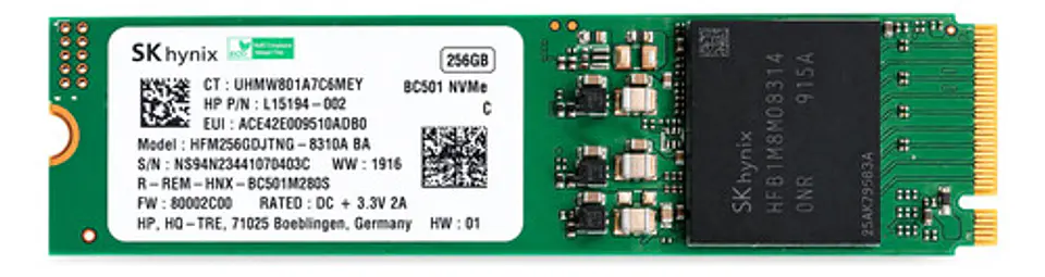 Disco Ssd Sk Hynix Bc501 256gb M.2 Nvme Pcie 2280 Oem 1
