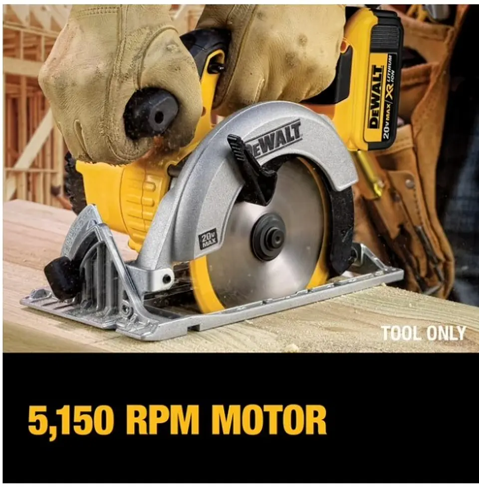 Sierra Circular Dewalt 20 V Max Dcs391b, 460 W 3