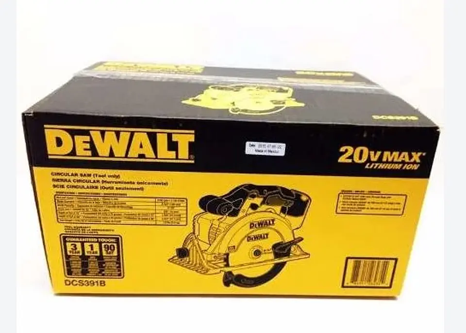 Sierra Circular Dewalt 20 V Max Dcs391b, 460 W 5