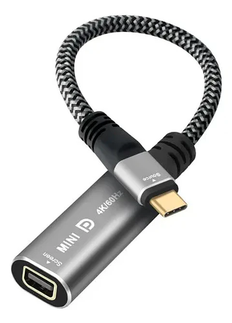Adaptador Usb-c A Mini Displayport 4k 60hz