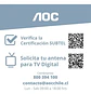 Smart Tv 43s5155 Fhd Led 43 Roku Negro 220v Aoc - Miniatura 6