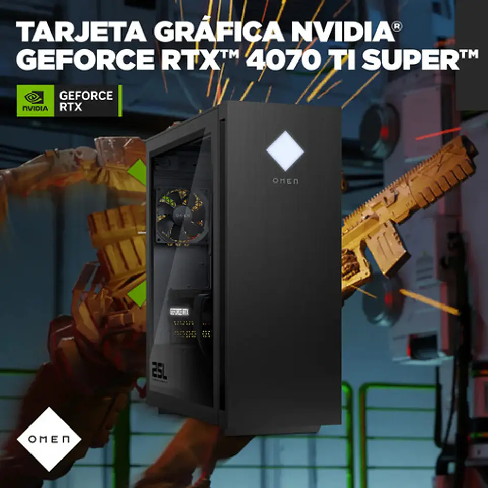 Omen By Hp 25l Gaming Desktop Gt15-2002la Pc, Windows 11 Hom 7