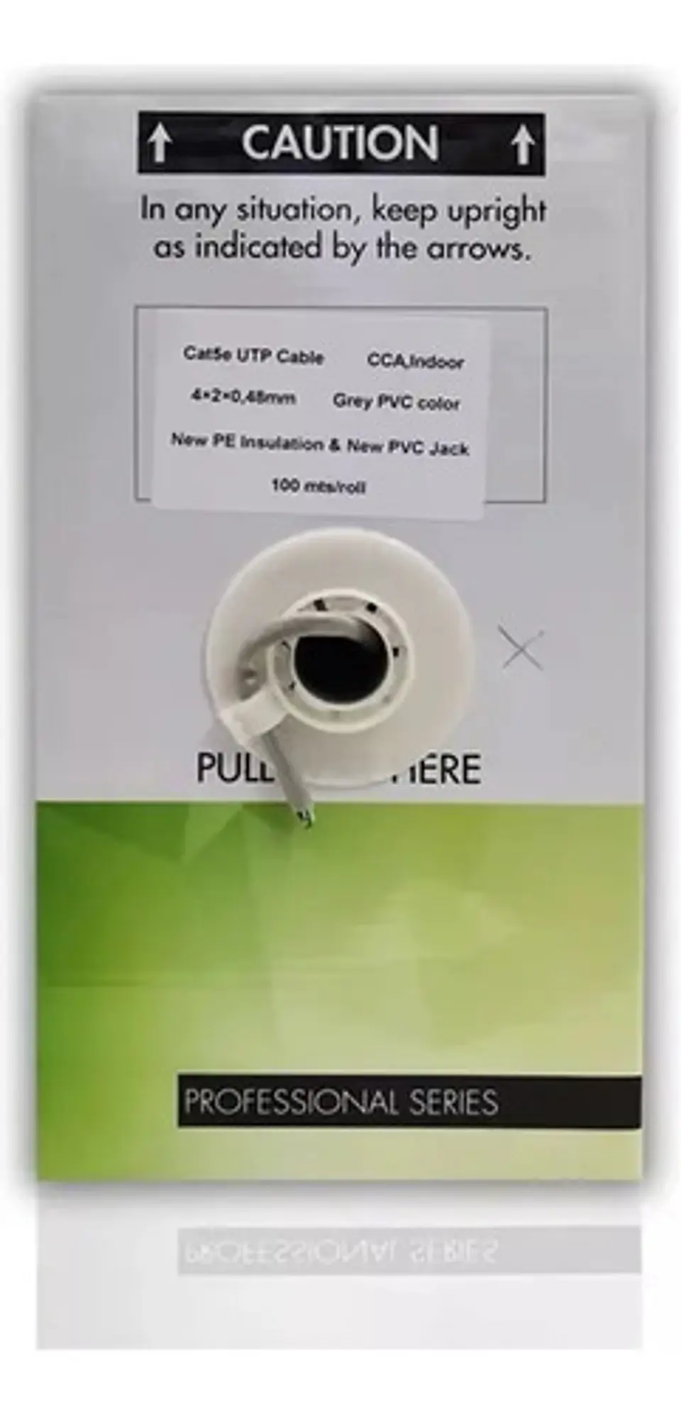Cable Utp Red Cat-5e Indoor Ulink 305 Metros 24 Awg 2