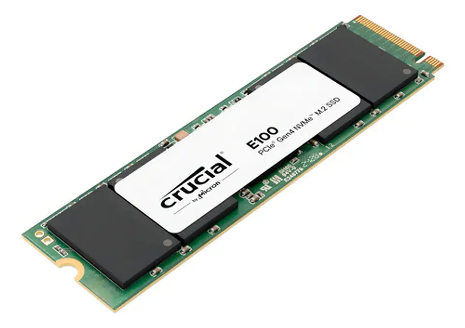 Unidad De Estado Solido Ssd M.2 1tb Crucial E100 Nvme Pcie 4.0 4500/5000 Ct1000e100ssd8 Negro 4