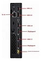 Mini Pc Lenovo Thinkcentre M715q Tiny Amd Pro 8gb 256gb Ssd - Miniatura 4